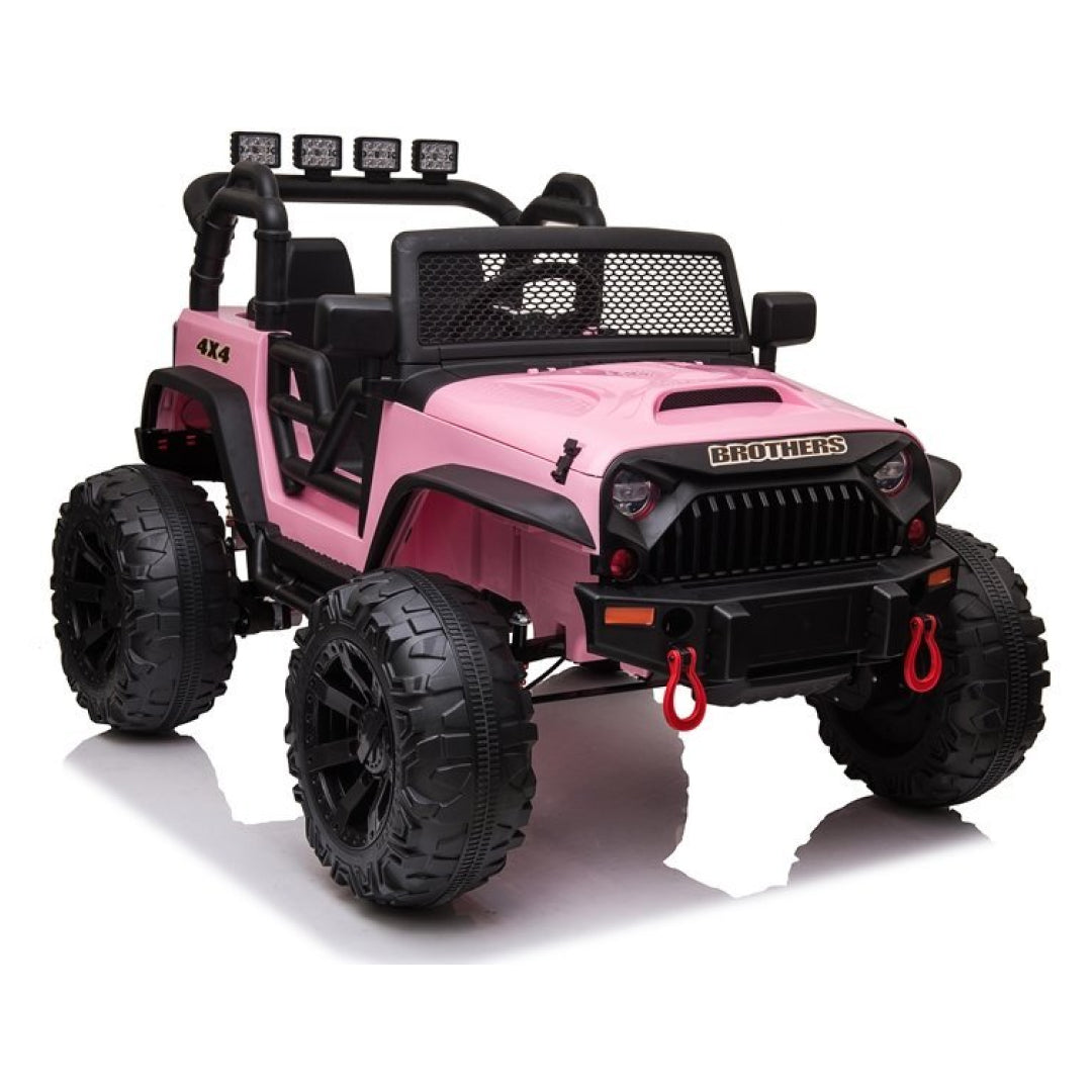 Jeep Unika Macchina Elettrica per Bambini 24v Full Optional Motori 200W Ruote in Gomma