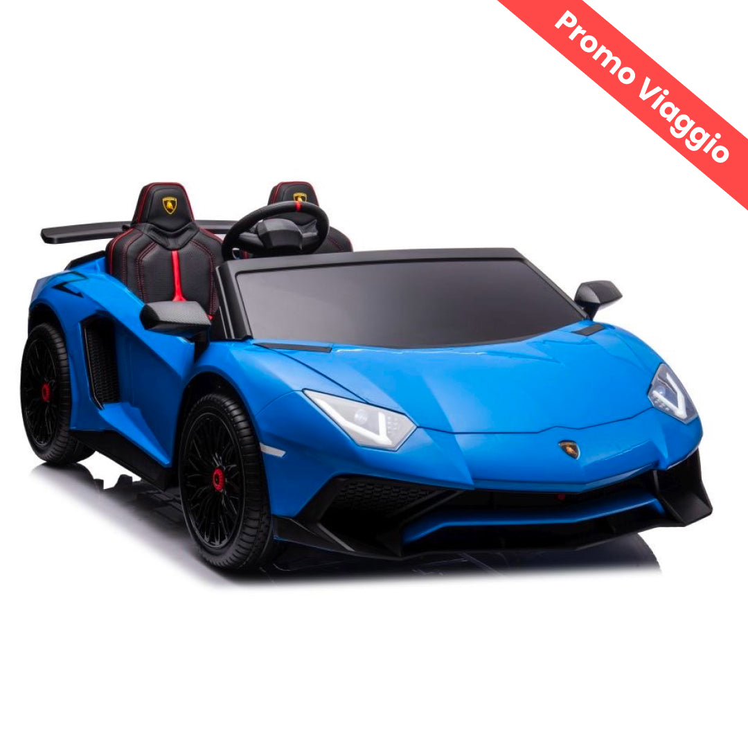 Lamborghini XXL Macchina Elettrica per Bambini Full Optional Extralarge + PROMO VIAGGIO , SUPPORTA ANCHE IL GENITORE