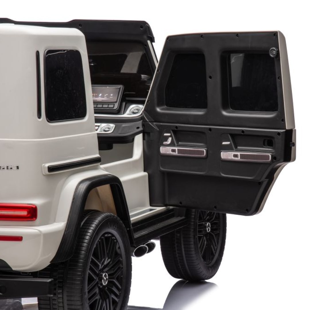 Macchina Elettrica per Bambini Mercedes CLASSE G63 XXL 48v Full Optional 4x4 Motori da 200w, TV Touch, 2 Posti MAXI Extralarge