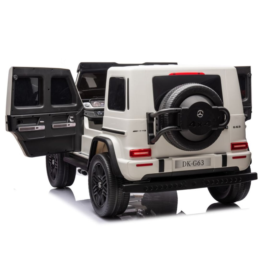 Macchina Elettrica per Bambini Mercedes CLASSE G63 XXL 48v Full Optional 4x4 Motori da 200w, TV Touch, 2 Posti MAXI Extralarge