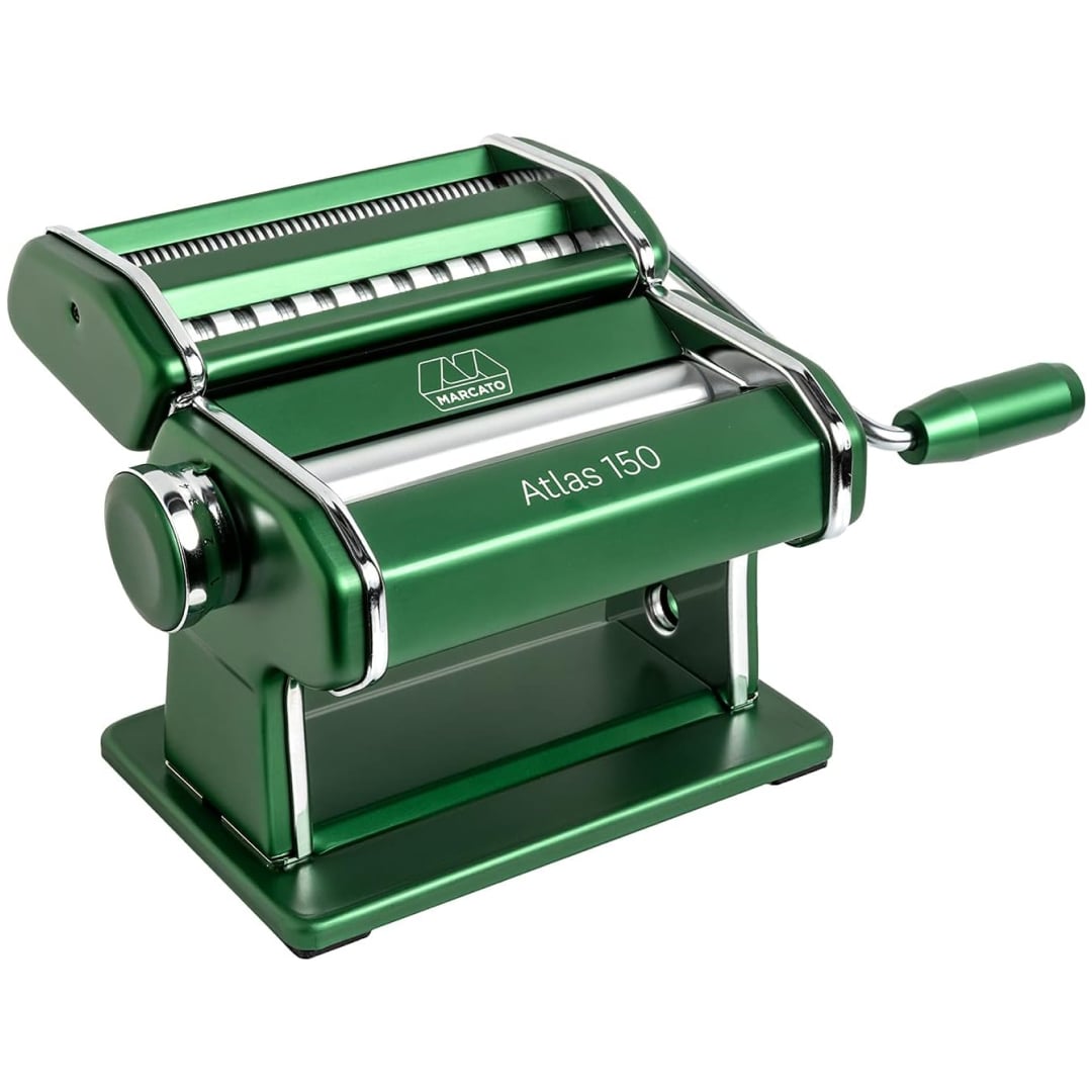 Marcato Macchina per la Pasta Atlas 150 Compatibile con 12 Formati Extra, Made in Italy, Disponibile in Vari Colori