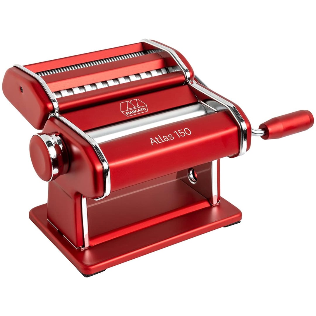 Marcato Macchina per la Pasta Atlas 150 Compatibile con 12 Formati Extra, Made in Italy, Disponibile in Vari Colori
