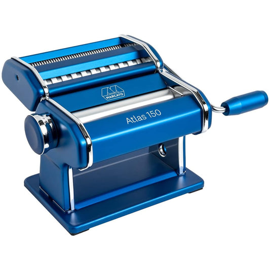 Marcato Atlas 150 Pasta Machine Compatible with 12 Extra Formats, Made in Italy, Available in Various Colors