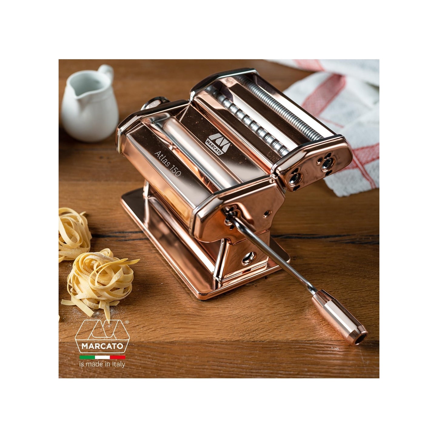 Marcato Macchina per la Pasta Atlas + Plus 150 Rame – Linea Premium