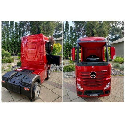 Mercedes Actros Camion Elettrico per Bambini New  24v Full Optional 4X4 Ruote in Gomma