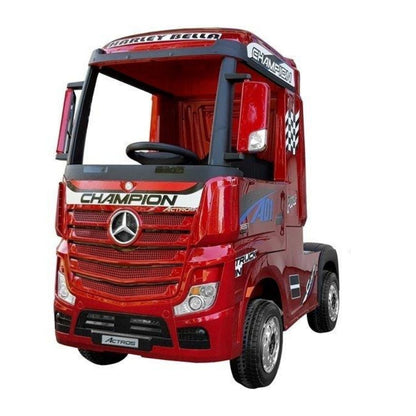 Mercedes Actros Camion Elettrico per Bambini New  24v Full Optional 4X4 Ruote in Gomma