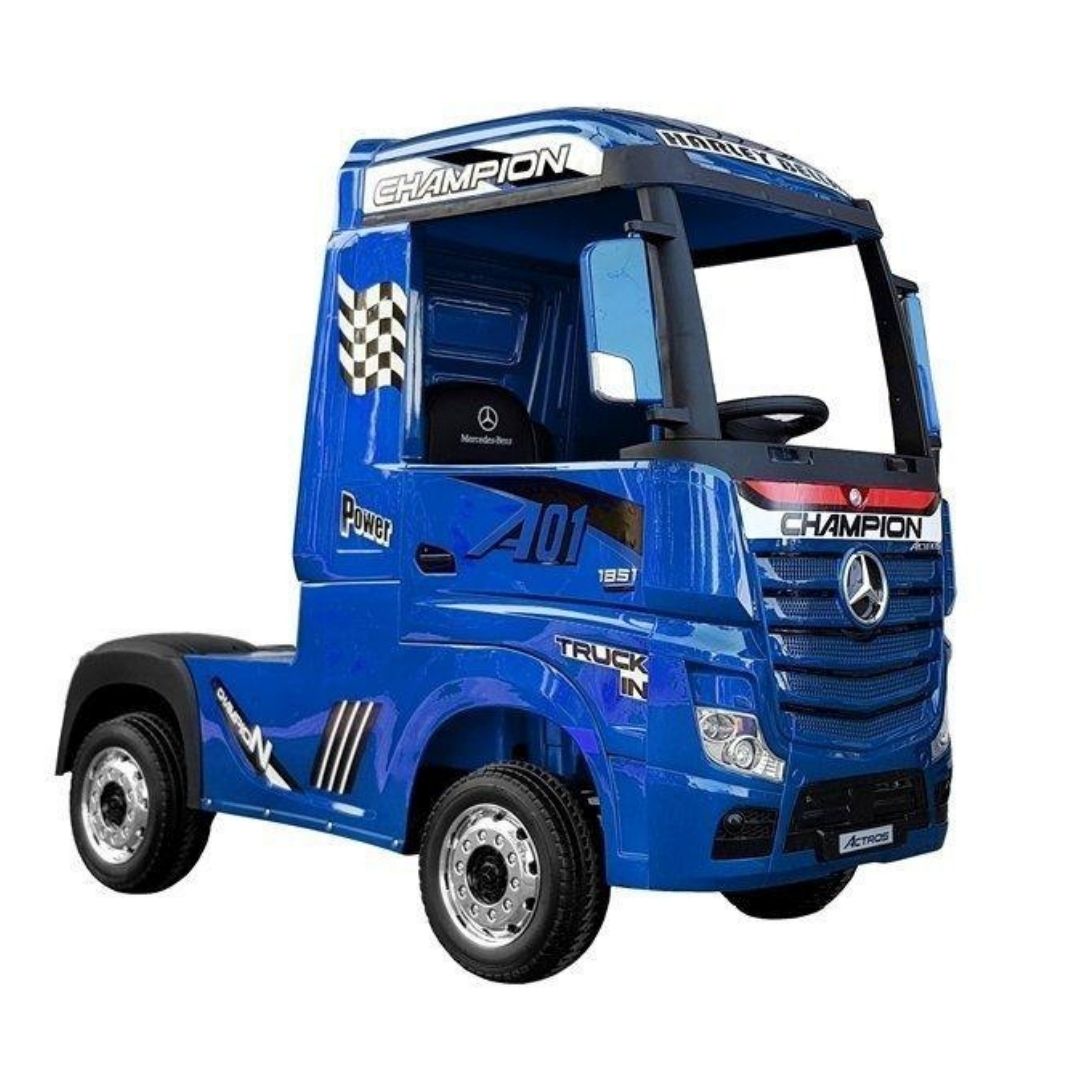 Mercedes Actros Camion Elettrico per Bambini New  24v Full Optional 4X4 Ruote in Gomma