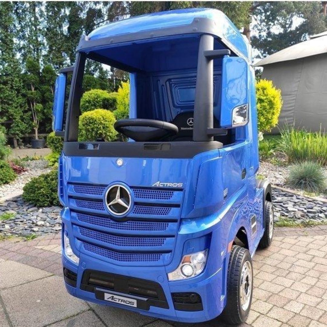 Mercedes Actros Camion Elettrico per Bambini New  24v Full Optional 4X4 Ruote in Gomma