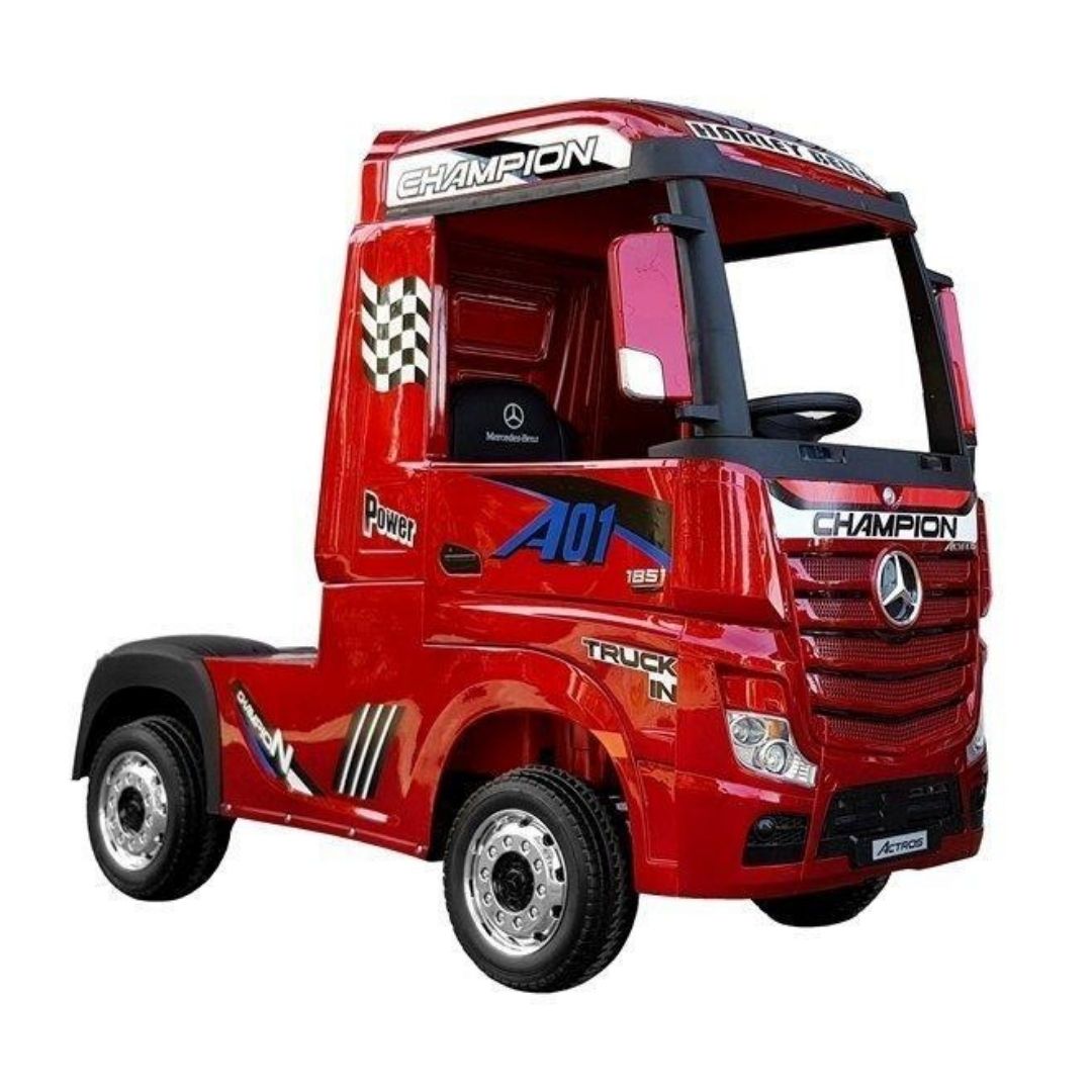 Mercedes Actros Camion Elettrico per Bambini New  24v Full Optional 4X4 Ruote in Gomma