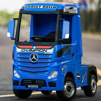 Mercedes Actros Camion Elettrico per Bambini New  24v Full Optional 4X4 Ruote in Gomma