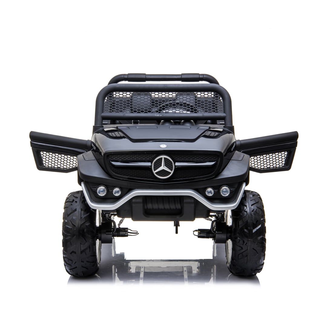 Mercedes Benz Unimog Electric Ride-On Car for Kids + Touch Screen TV