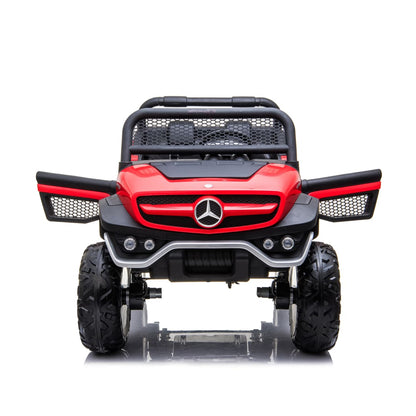 Mercedes Benz Unimog Macchina Elettrica per Bambini + TV Touch Screen