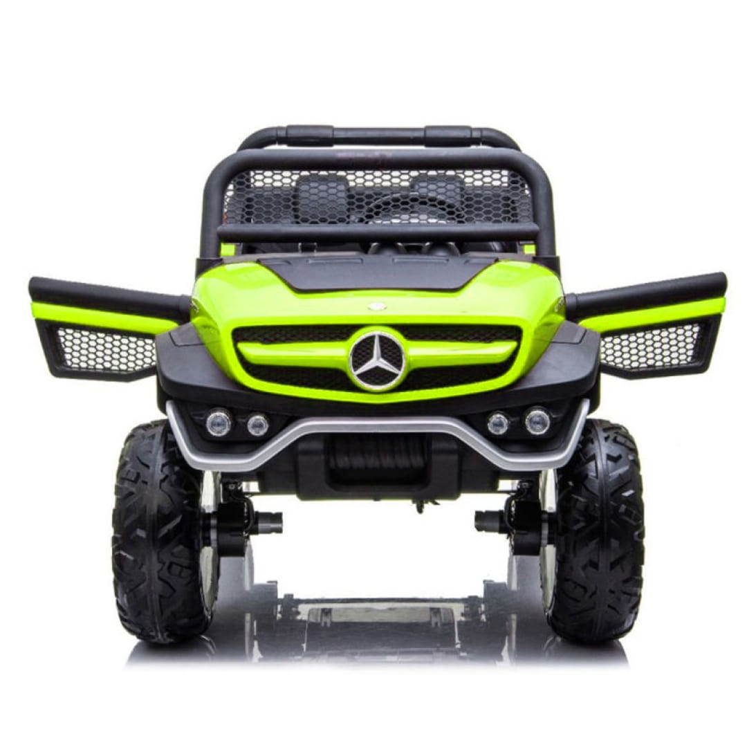 Mercedes Benz Unimog Macchina Elettrica per Bambini + TV Touch Screen