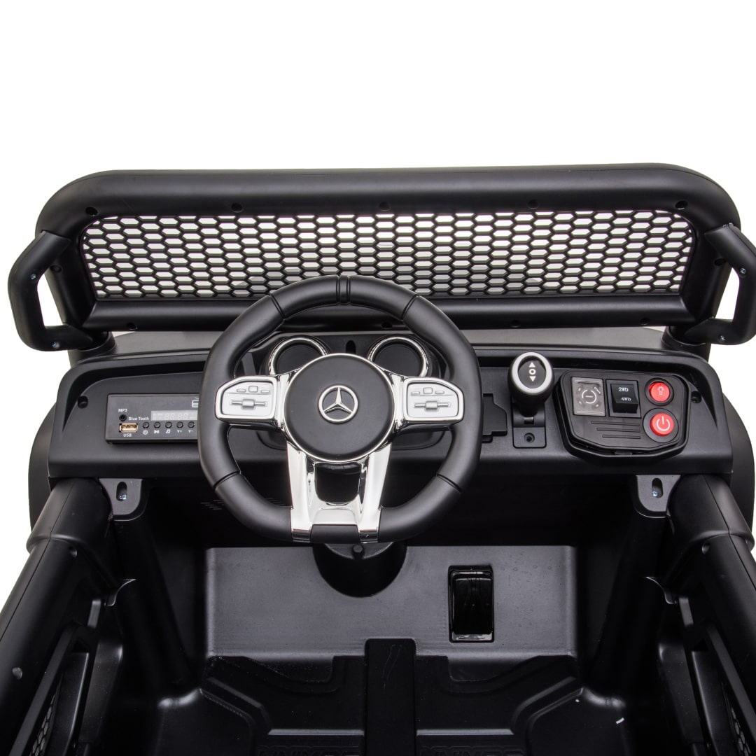 Mercedes Benz Unimog Electric Ride-On Car for Kids + Touch Screen TV