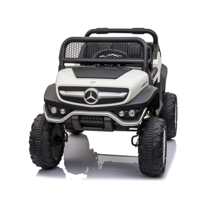 Mercedes Benz Unimog Macchina Elettrica per Bambini + TV Touch Screen