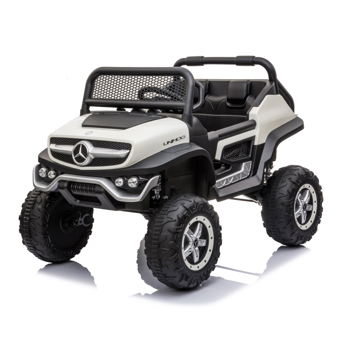 Mercedes Benz Unimog Electric Ride-On Car for Kids + Touch Screen TV