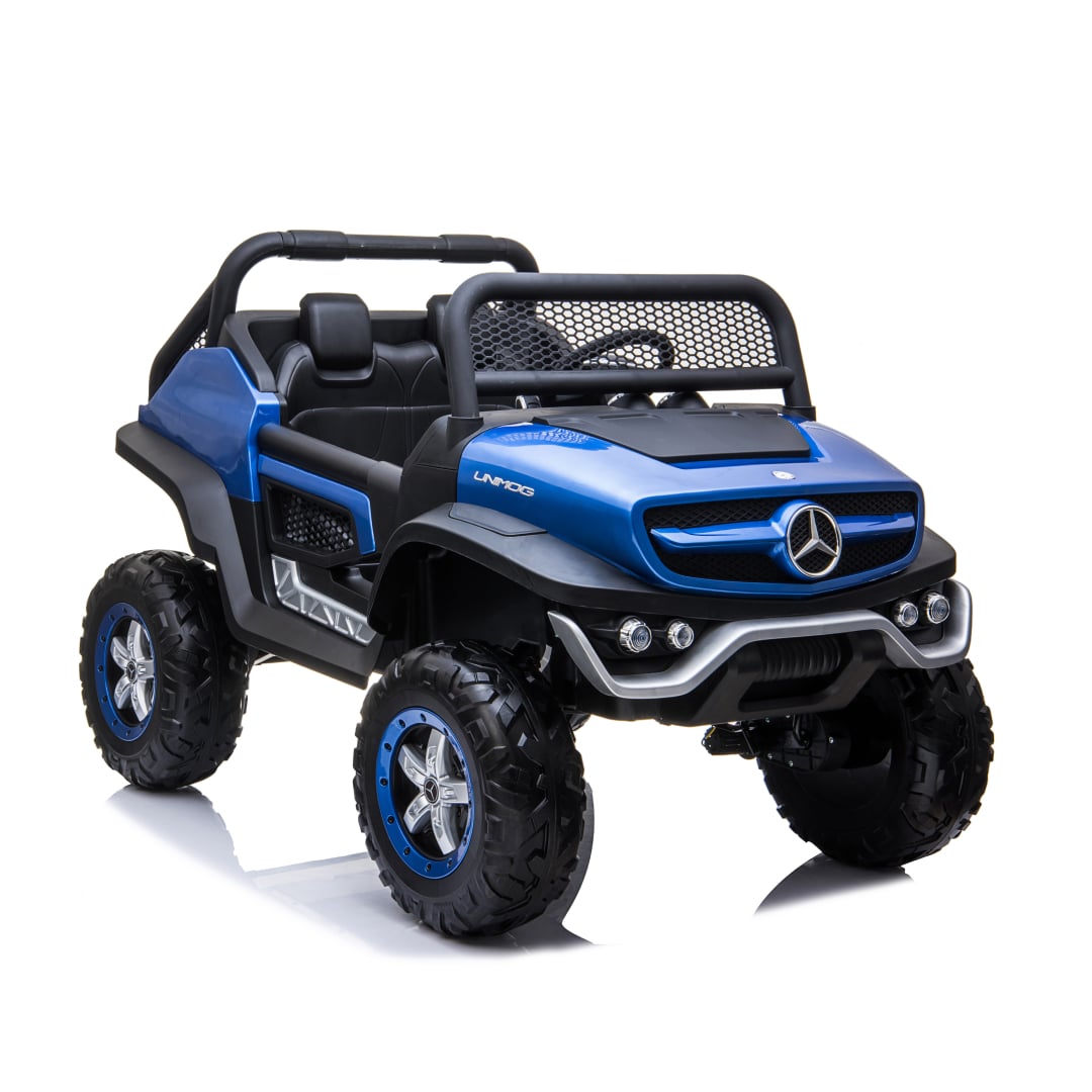 Mercedes Benz Unimog Electric Ride-On Car for Kids + Touch Screen TV