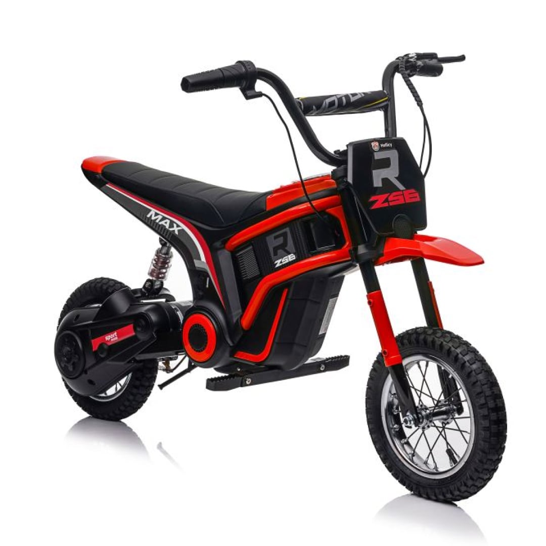 Moto Cross Elettrica per Bambini Magnum 24V Max Speed RUOTE GONFIABILI IN GOMMA