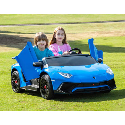 Lamborghini XXL Macchina Elettrica per Bambini Full Optional Extralarge + PROMO VIAGGIO , SUPPORTA ANCHE IL GENITORE