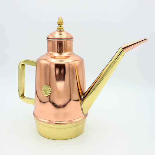 Copper and Brass Oil Cruet Traditional Neapolitan Ideal for Pizzerias Various Sizes