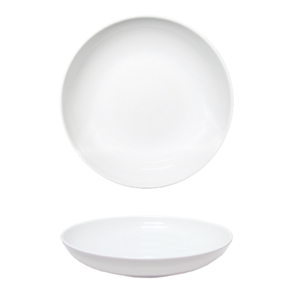 White Plate Seville Porcelain Saturnia 