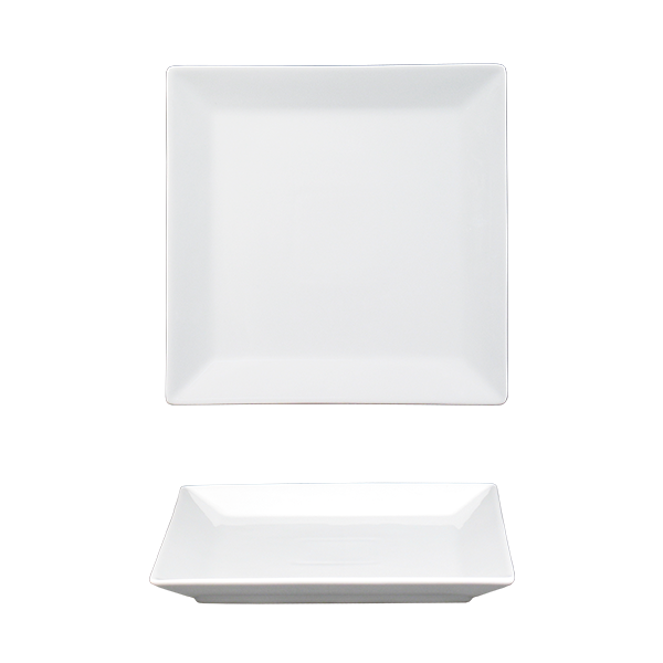 White Plate Kimi Porcelain Saturnia