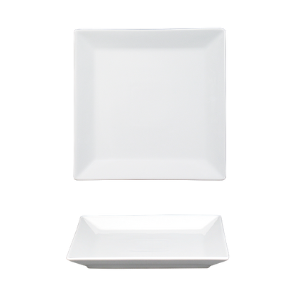 White Plate Kimi Porcelain Saturnia
