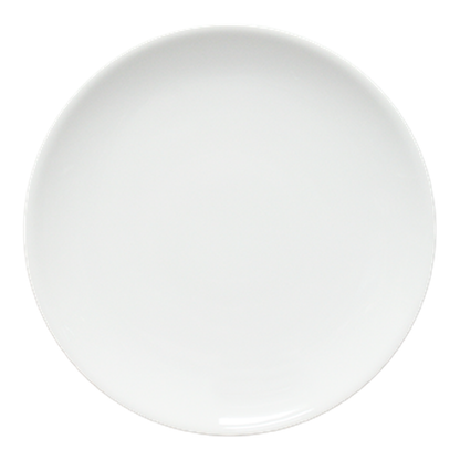 White Plate Seville Porcelain Saturnia 