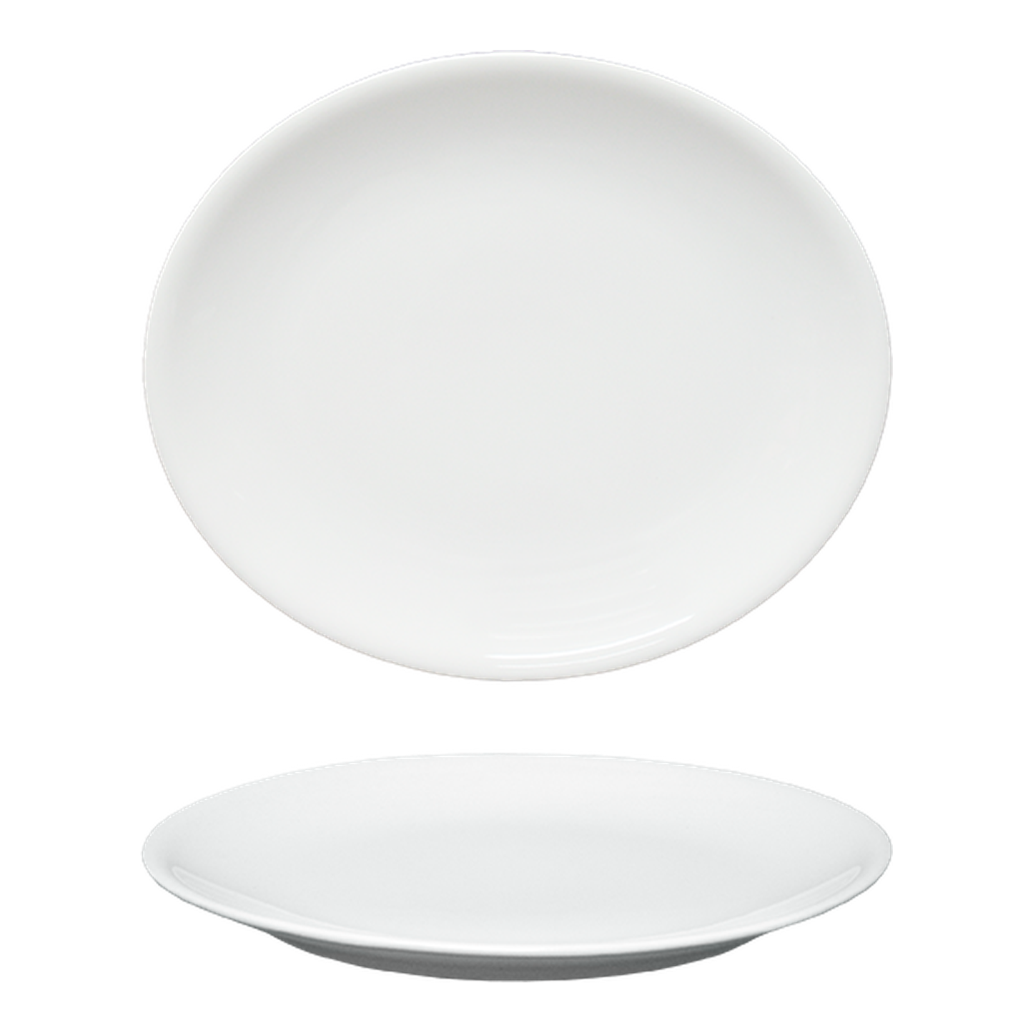 White Plate Seville Porcelain Saturnia 