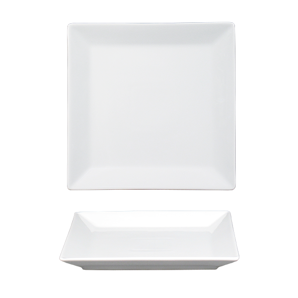White Plate Kimi Porcelain Saturnia