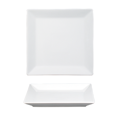 White Plate Kimi Porcelain Saturnia