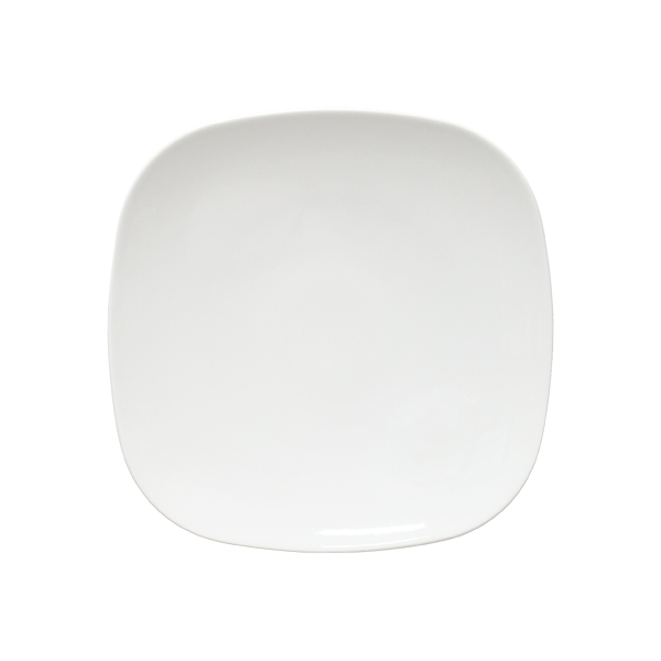 Saturnia Porcelain Danube White Plate 