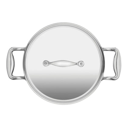 Batteria Lagostina Accademia Lagofusion 19 Pezzi – Inox 18/10 – Fondo Lagofusion® – Made in Italy