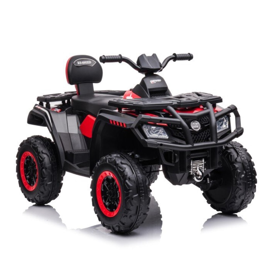 Quad Kombo Elettrico per Bambini 24V Full Optional 4X4 da 80W Ruote in Gomma