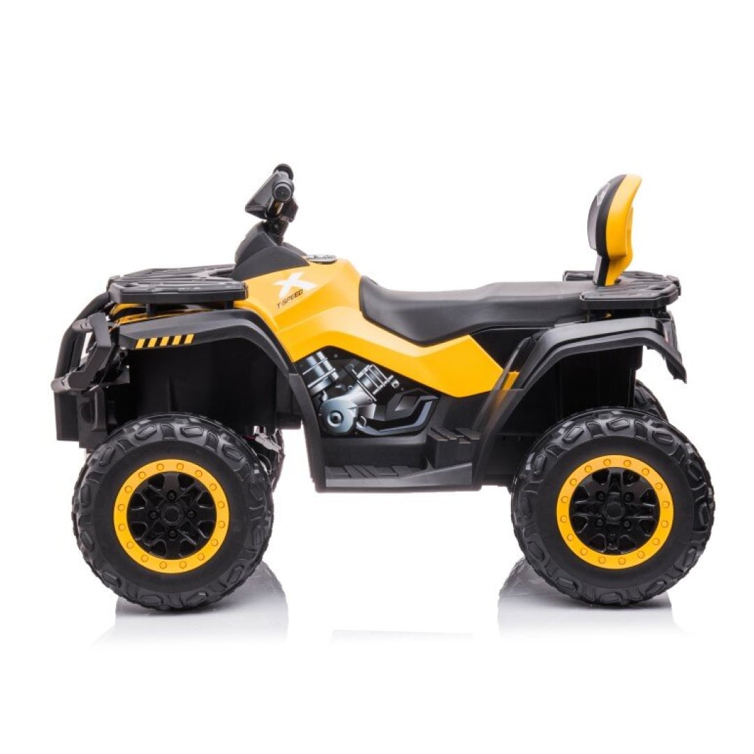 Quad Kombo Elettrico per Bambini 24V Full Optional 4X4 da 80W Ruote in Gomma