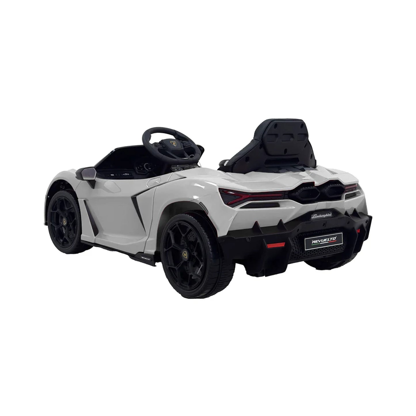 Lamborghini Revuelto per Bambini 12V –  Sedili in Pelle, Telecomando e MP3/USB