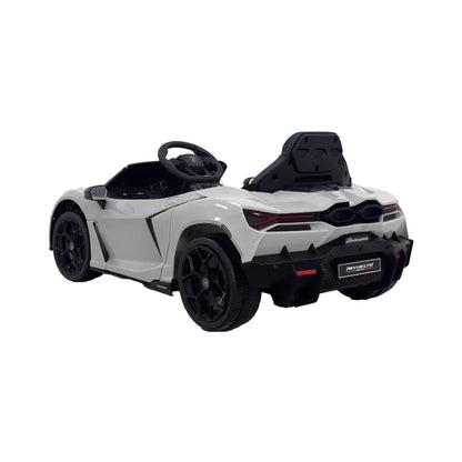 Lamborghini Revuelto per Bambini 12V –  Sedili in Pelle, Telecomando e MP3/USB