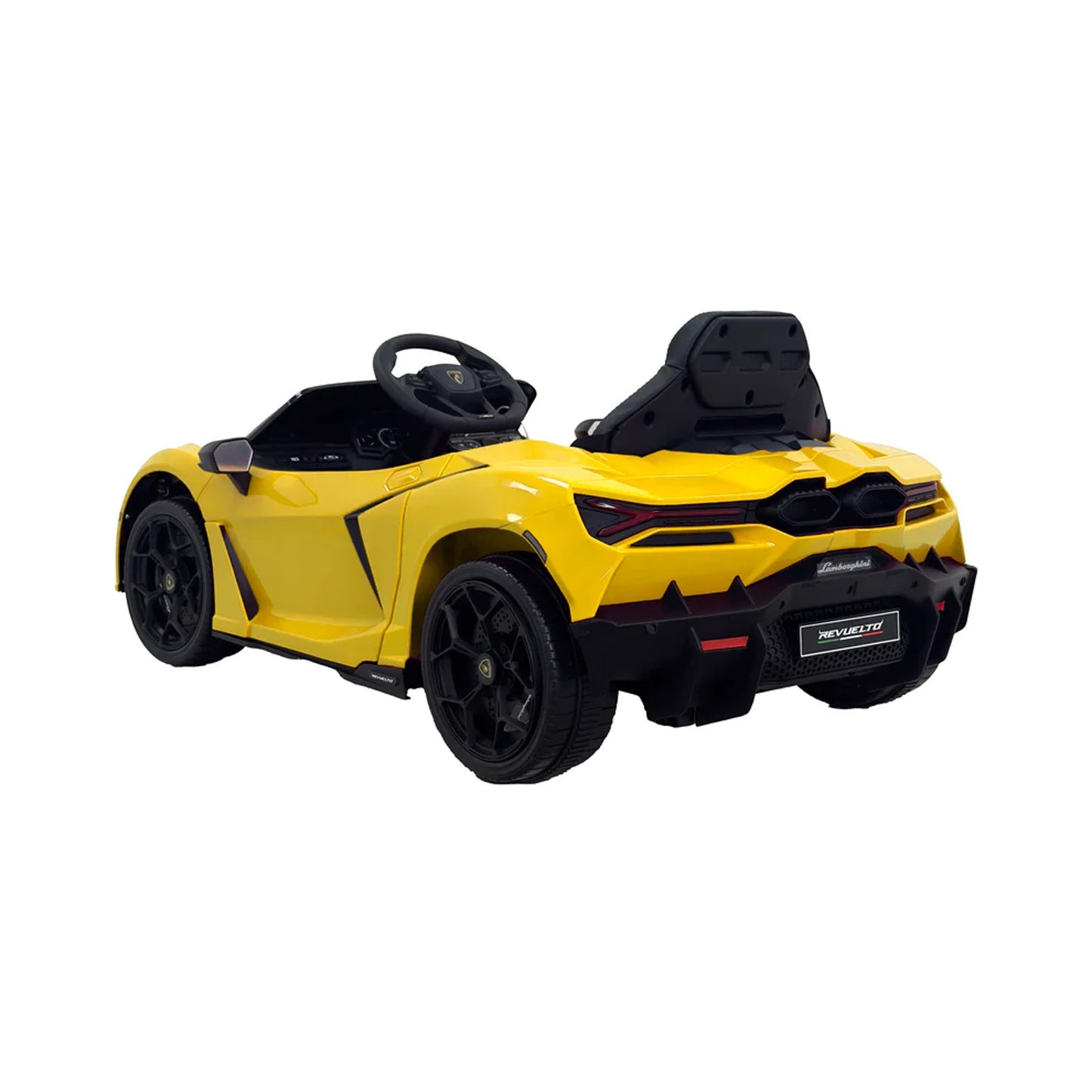 Lamborghini Revuelto per Bambini 12V –  Sedili in Pelle, Telecomando e MP3/USB