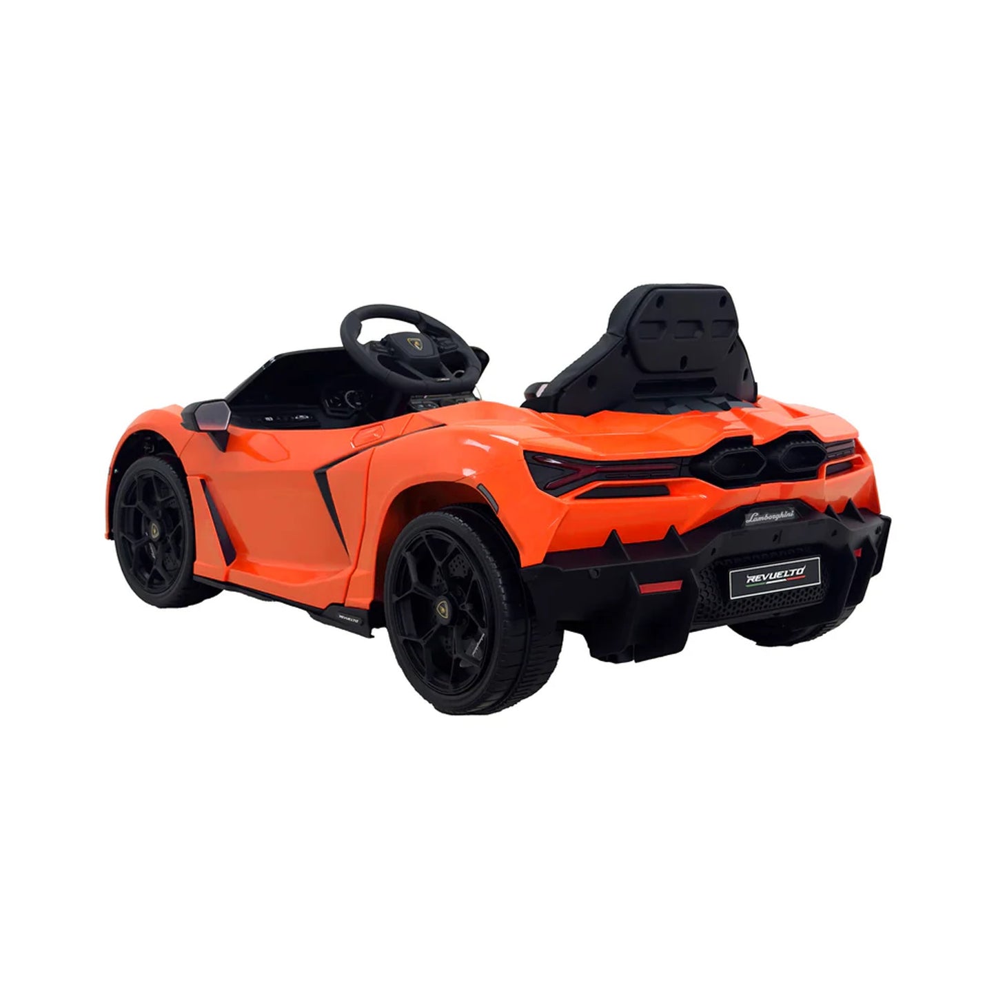 Lamborghini Revuelto per Bambini 12V –  Sedili in Pelle, Telecomando e MP3/USB