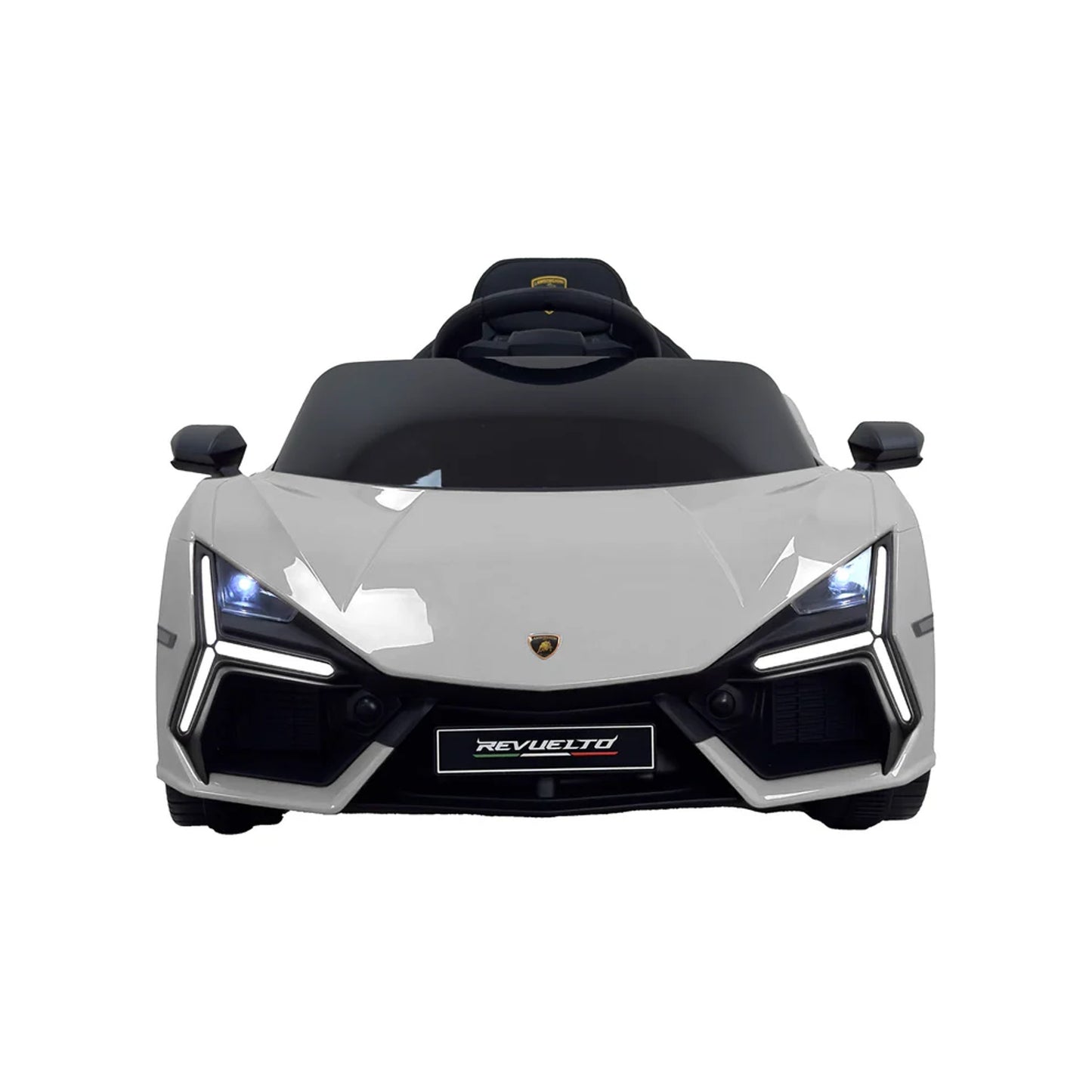 Lamborghini Revuelto per Bambini 12V –  Sedili in Pelle, Telecomando e MP3/USB