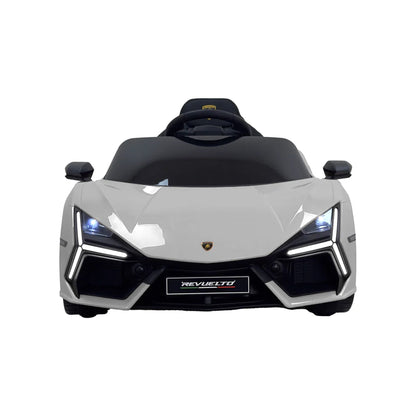 Lamborghini Revuelto per Bambini 12V –  Sedili in Pelle, Telecomando e MP3/USB