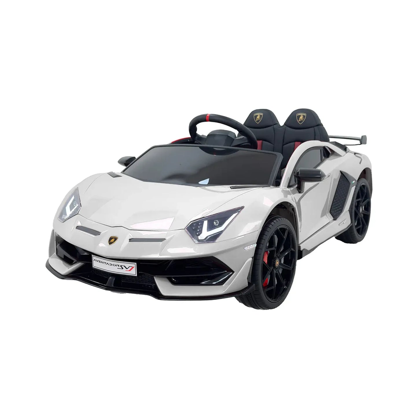 Lamborghini Aventador 12V – Sedile in Pelle, Luci LED e Connessione MP3