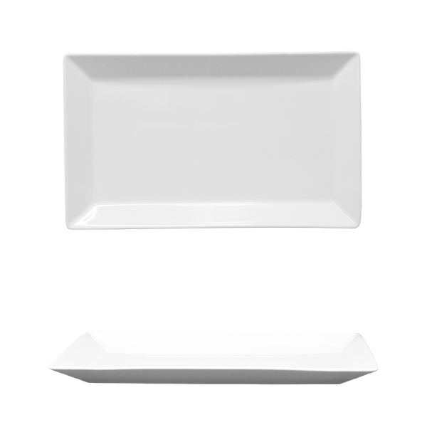 White Plate Kimi Porcelain Saturnia