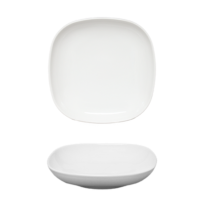 Saturnia Porcelain Danube White Plate 