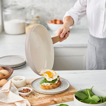 GreenPan Essence Set 2 Padelle 26 + 30 cm PFAS Free – Ceramica Antiaderente Diamond Infused per Induzione, Gas e Tutti i Piani Cottura