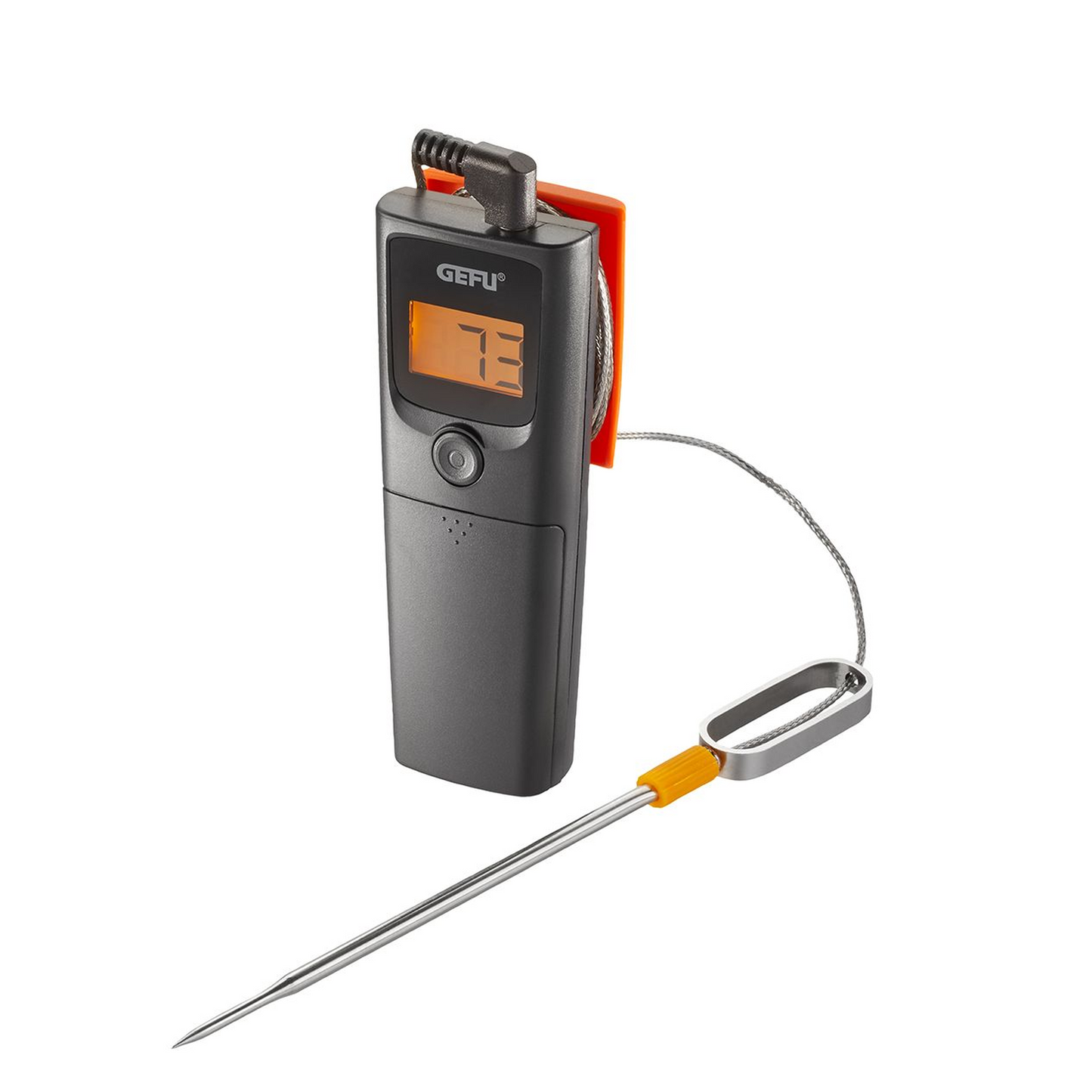 GEFU CONTROL Termometro Digitale per Barbecue e Cucina, Arrosti e Affumicatura con App Smartphone – Display LCD, Sonda ad Alta Precisione, Portata fino a 30 metri