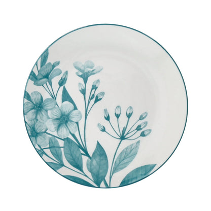 Tognana Servizio Tavola 18 Pezzi Madison Coralie Teal in Porcellana – Eleganza Mediterranea per 6 Persone