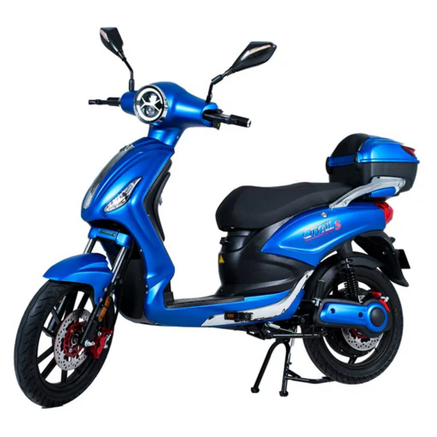 CityAll S Motorino Elettrico 1000W Blu Lucido – Scooter Elettrico 60V 20Ah Omologabile, Targabile con Bluetooth e NFC