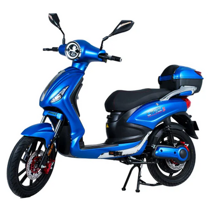 CityAll S Motorino Elettrico 1000W Blu Lucido – Scooter Elettrico 60V 20Ah Omologabile, Targabile con Bluetooth e NFC