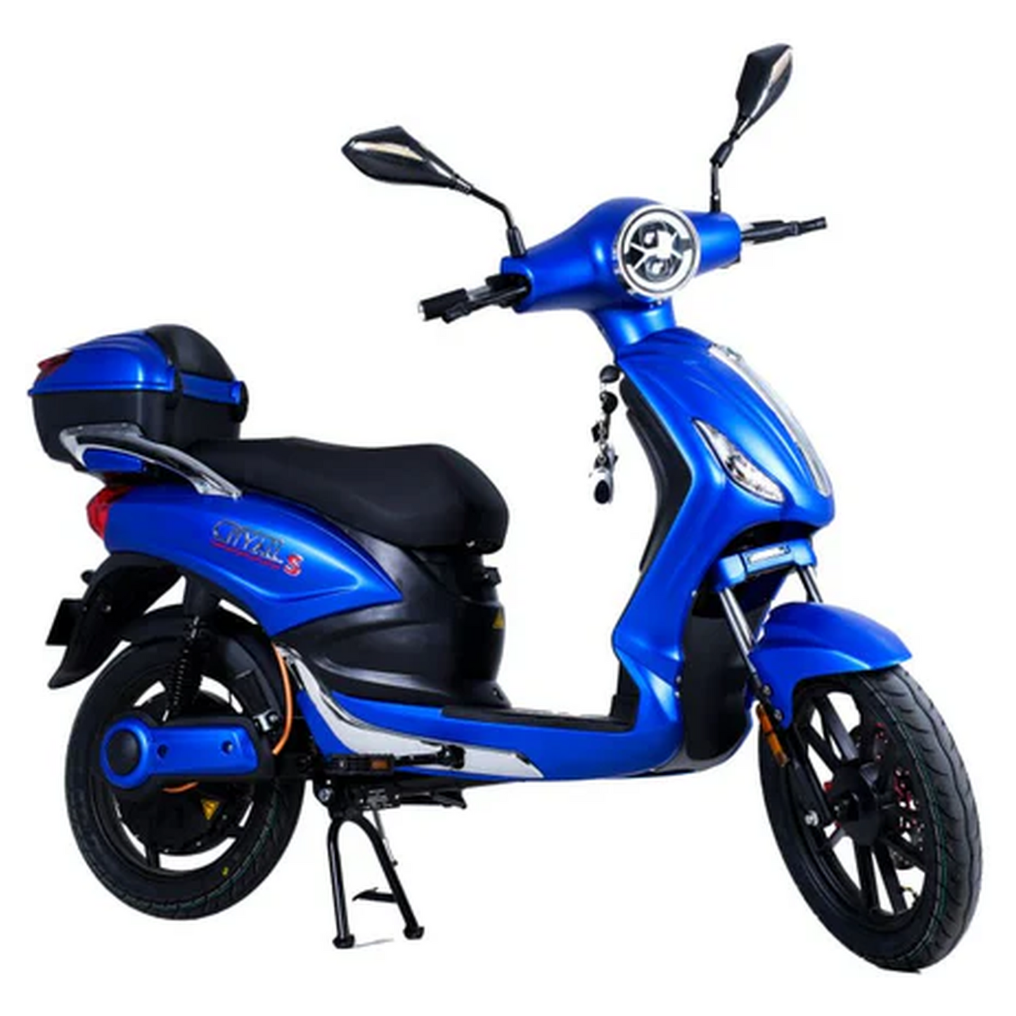 CityAll S Motorino Elettrico 1000W Blu Lucido – Scooter Elettrico 60V 20Ah Omologabile, Targabile con Bluetooth e NFC